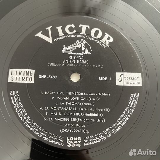 Anton Karas - Ritorna 1965 Japan