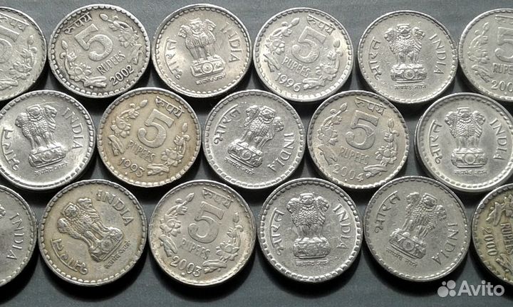 Монеты Франции Индии Африки Индонезии Кубы Китая