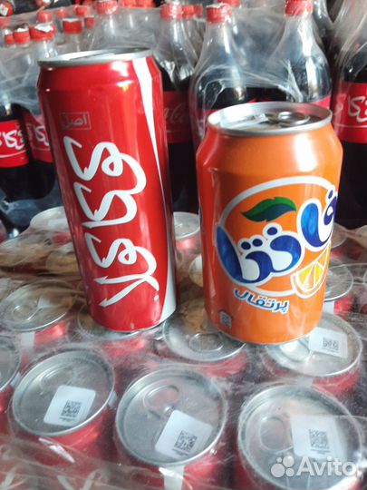 Кока-кола, фанта апельсин, фанта лимон, спрайт