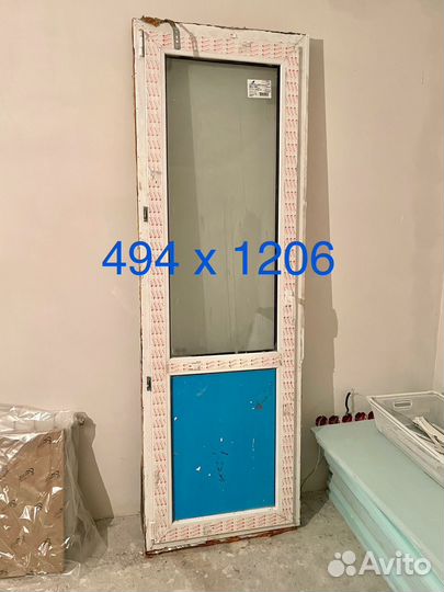 Балконная дверь с окном