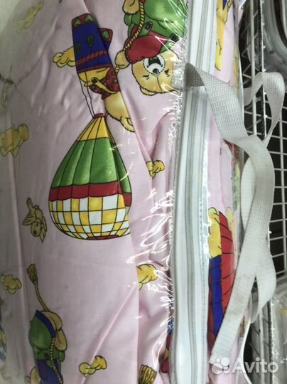 Балдахин и бортики в кроватку для девочки