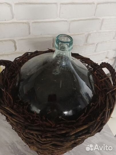 Бутыль стеклянный 30 литров