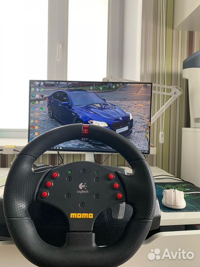 Руль logitech momo racing