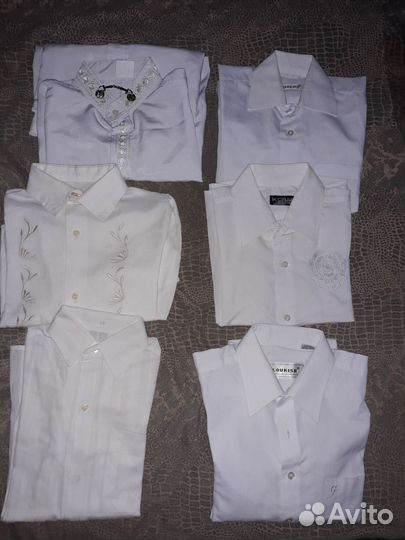 Рубашки белые