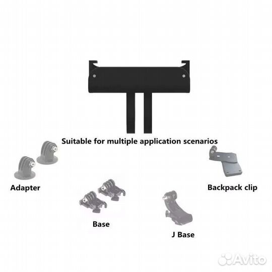 Магнитный переходник Osmo Action 2 на GoPro