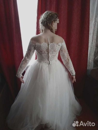 Свадебное платье пышное