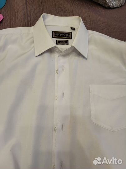 Рубашка для школьника белая