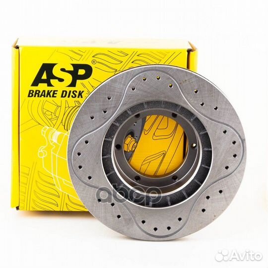 Диск тормозной ASP ГАЗель вентелируемые, перфор