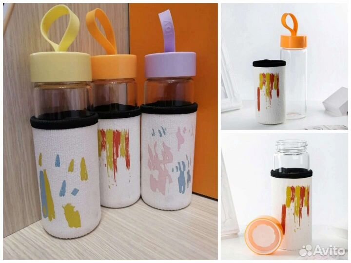 Бутылка для воды, стекло