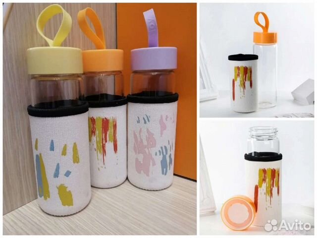 Бутылка для воды, стекло