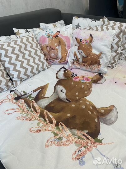 Бортики в детскую кроватку