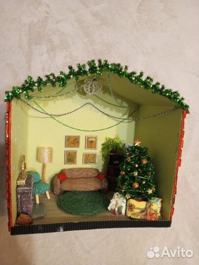 Поделка новогодняя в сад, школу