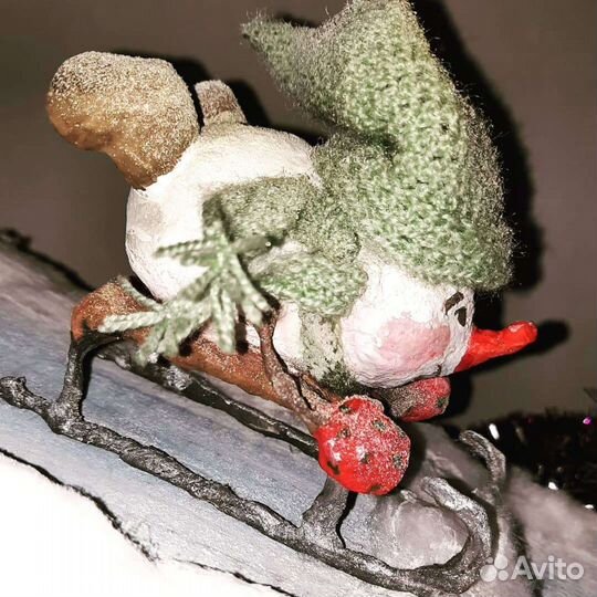 Ватные ёлочные игрушки