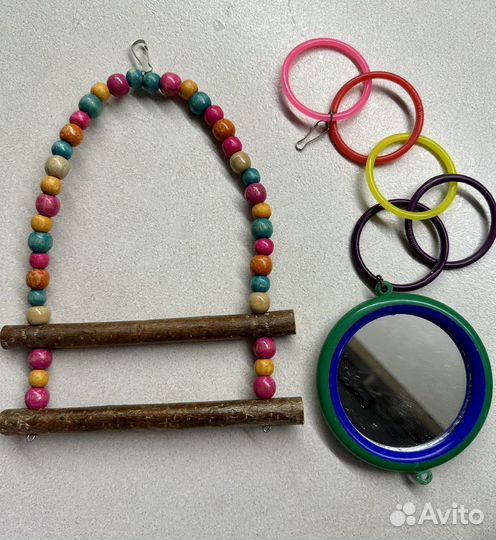 Приблуды игрушки для попугая