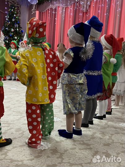 Костюм гнома 104-122 аренда прокат