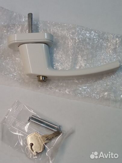 Ручка оконная с замком и ключом, детская защита