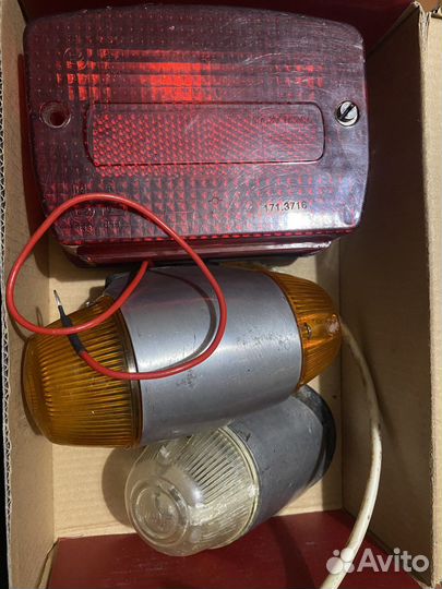 Стоп сигнал и освещение коляски мотоцикла иж