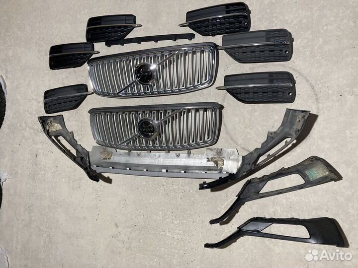 Губа передняя volvo xc90 II 2015+ в сборе