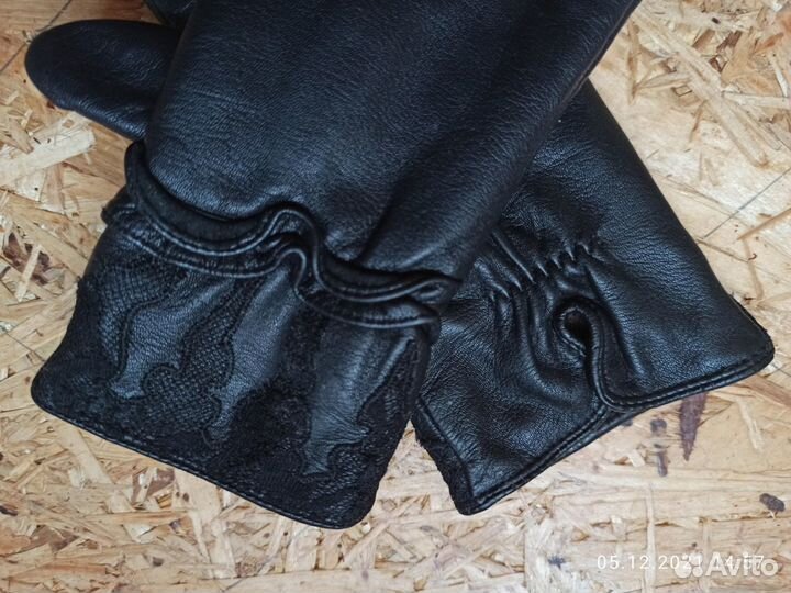Перчатки женские кожаные 7.5