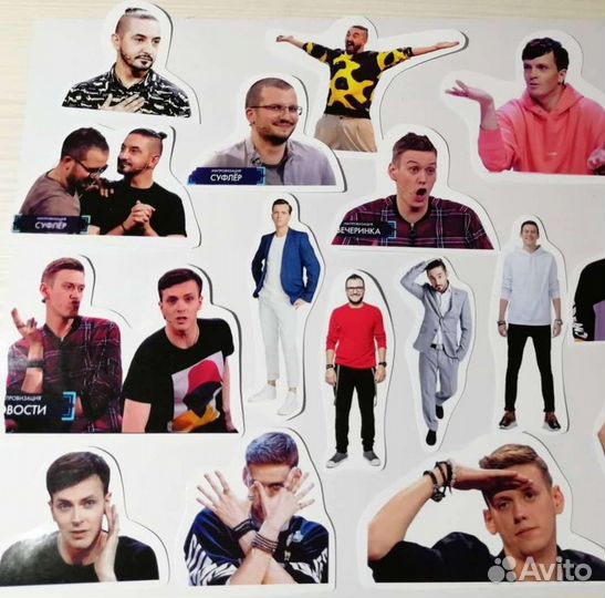 Стикеры наклейки плакаты Импровизация