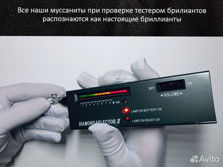 Кристально чистый муассанит Ашер до 16,70 карат