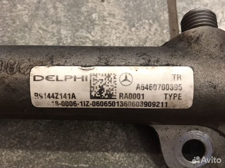 Топливная рампа на мерседес ом646 w211 w204