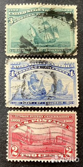 США Корабли Парусники 1892 г. -1909 г