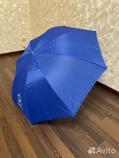 Зонт синий крепкий