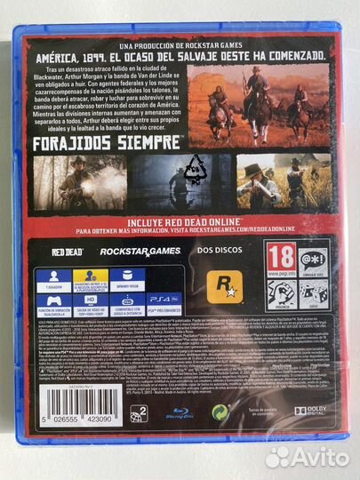 Red Dead Redemption 2 PS4 Новый Диск