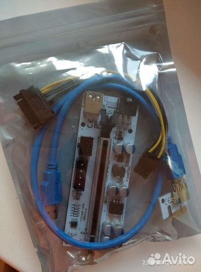 Райзер 010X- PCI-E 16X