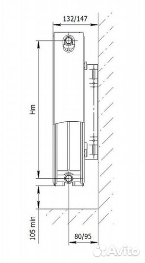 Панельный радиатор Axis 22 300x2000 Classic