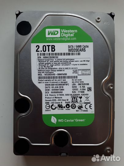 HDD WD 2Tb