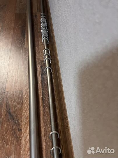 Карнизы для штор двухрядный настенный