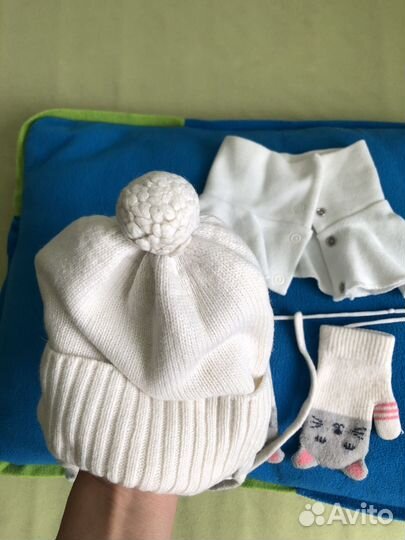 Комплект choupette шапка снуд варежки