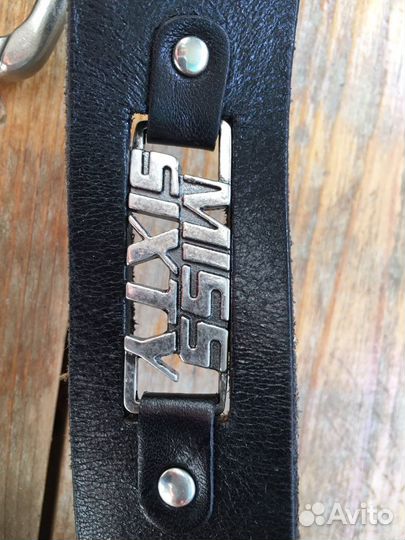 Ремень кожаный чёрный