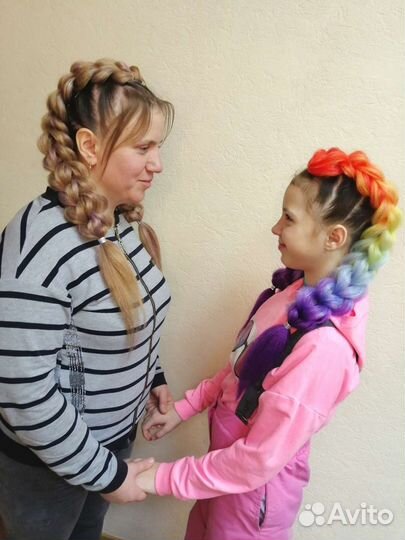 Съёмные 3d косы