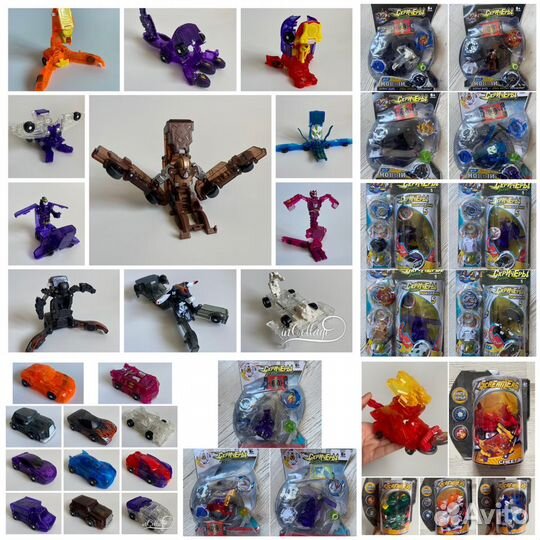 Дикие Скричеры с двойными дисками картой Бейблейд