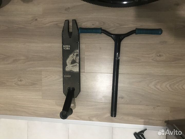 Дека для трюкового самоката и руль