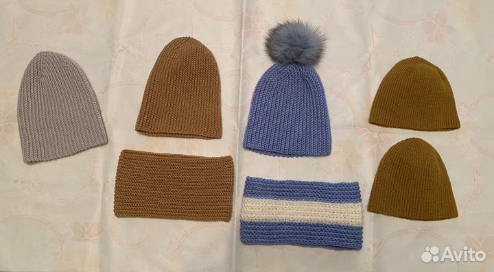 Шапка детская вязаная новая