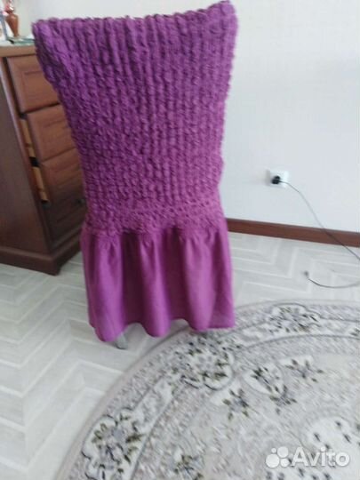 Чехлы на стулья со спинкой 4 штуки