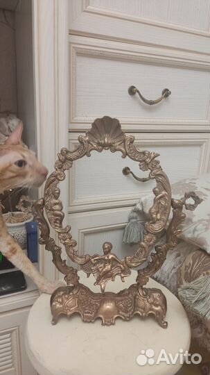 Рама бронзовая для зеркала псише