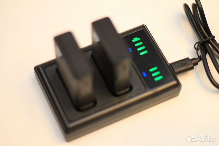 Зарядное устройство двойное для Nikon EN-EL 14