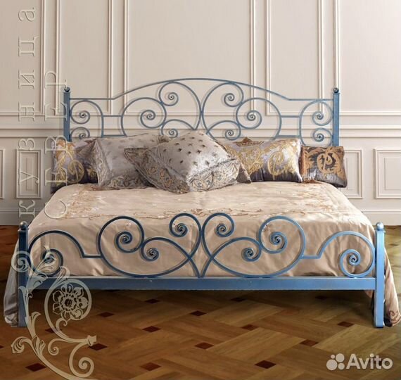 Кровать кованная