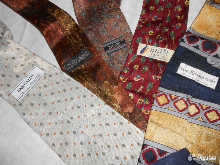 Галстуки Париж Италия фирменные