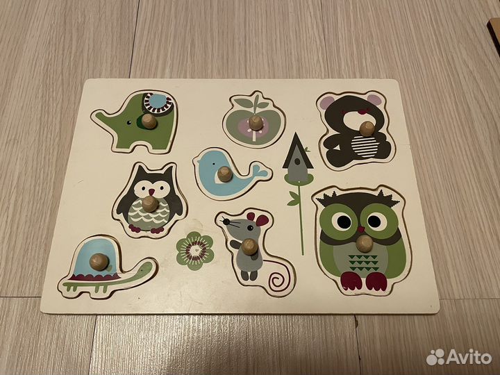 Деревянные пазлы