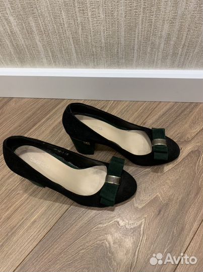 Туфли женские 35 размер, натуральная замша