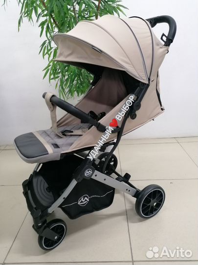 Новая коляска Luxmom T9 (бежевый)