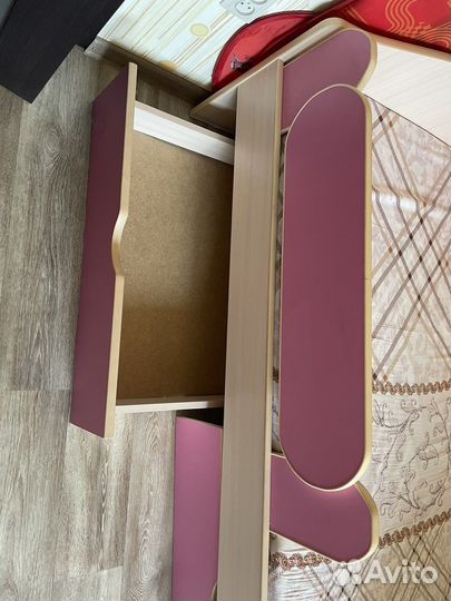 Детская кровать 80 160 с ящиками