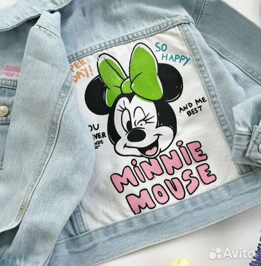 Джинсовая куртка Zara 92 98 104 110 116