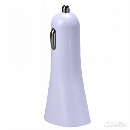 USB авто адаптер белый 12В iPad, iPod, iPhone